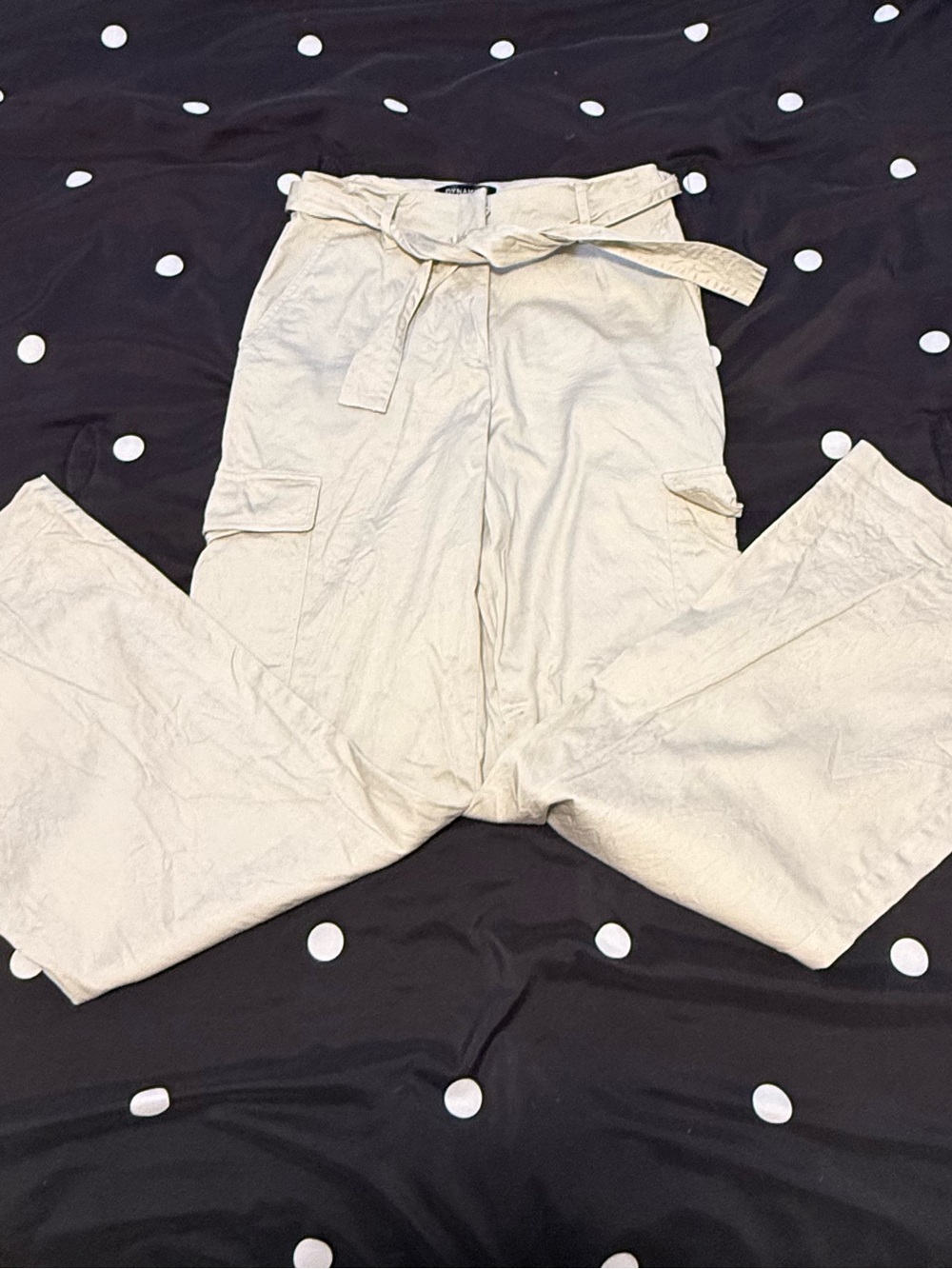 Dynamite Light Beige Utility Pants